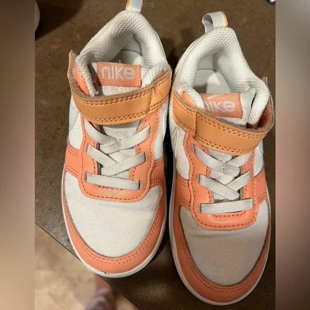 Nike Court Borough Low top White Light Madder Root toddler white peach dunk